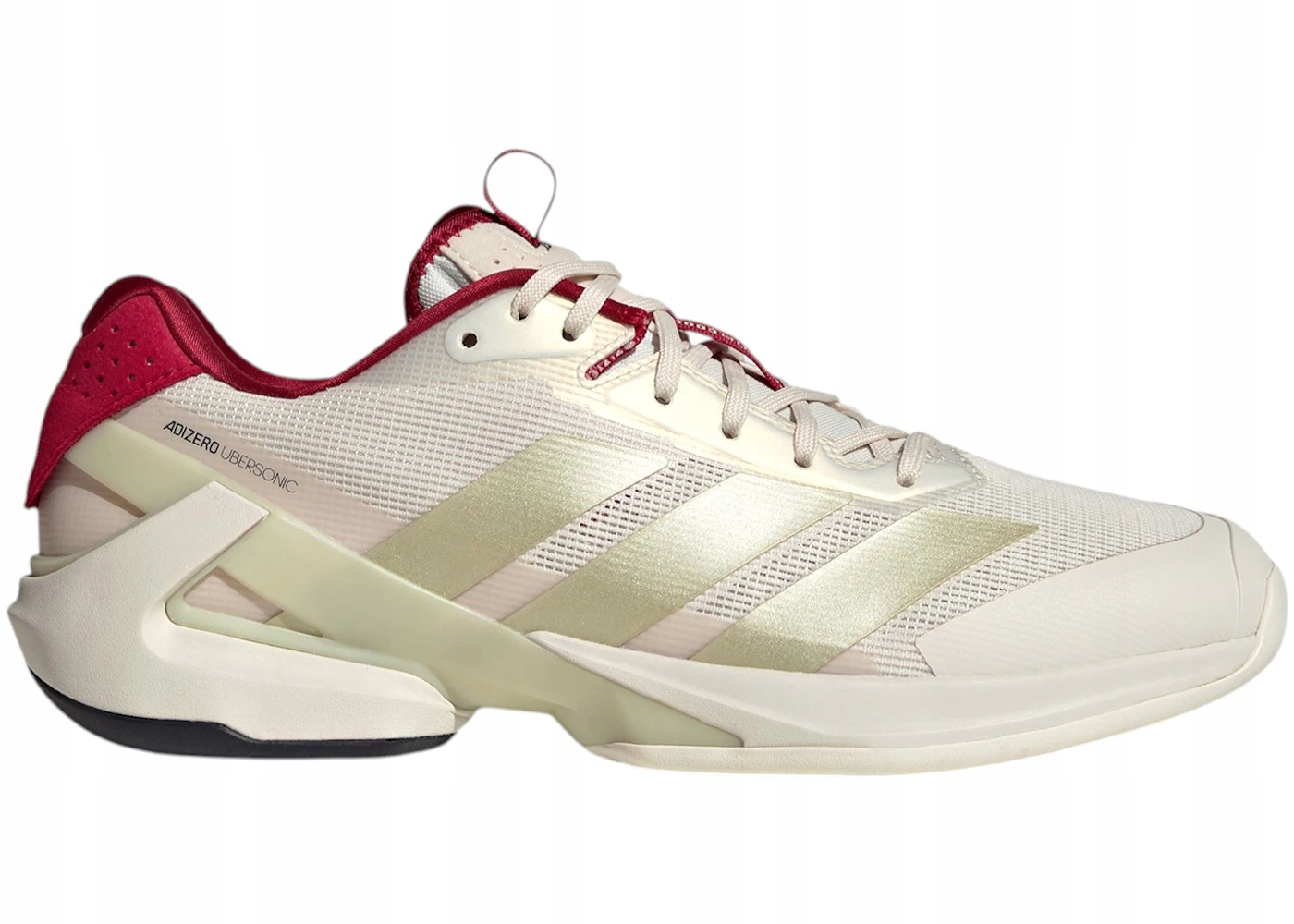 adidas Adizero Ubersonic 5 bílá zlatá pánská bunda JS2562 43 1/3