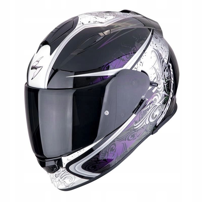 Prilba Scorpion EXO-491 Run Black/chameleon čierna biela fialová Darčeky