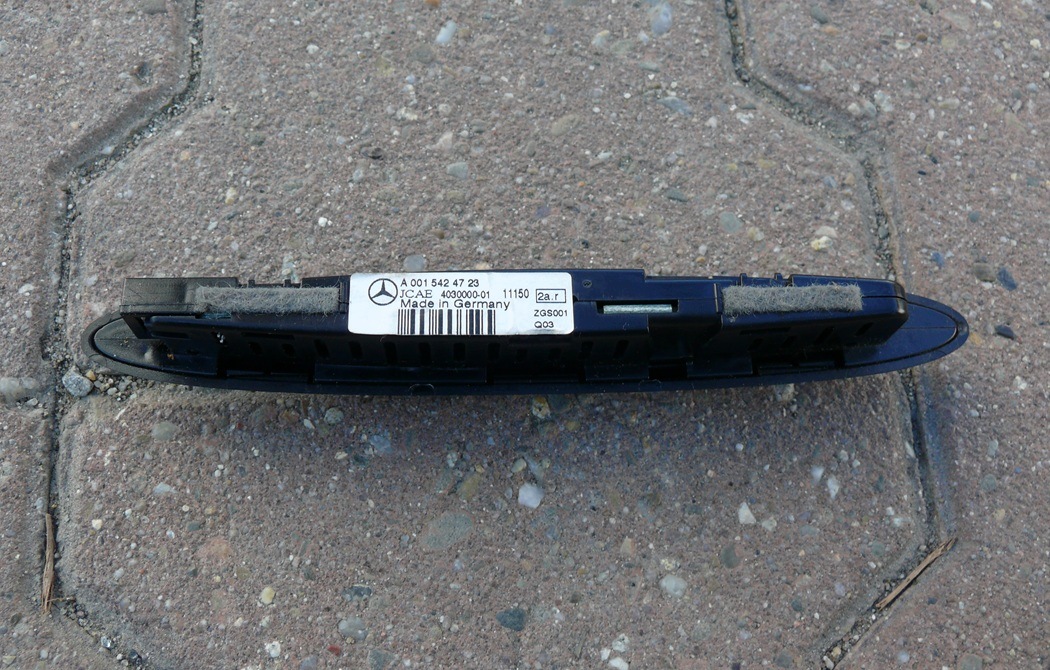 PANEL display snímačů parkování PDC MERCEDES E-třída IV 4 W212 09-13