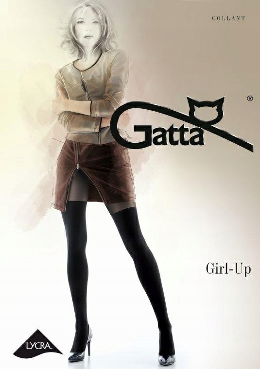 

Gatta Girl-up 25 Rajstopy wzorzyste 4-L Nero