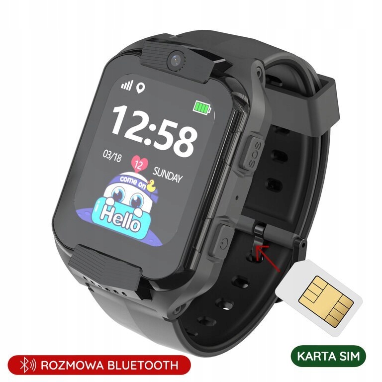 Chytré Hodinky Pacific 32-1 Kids černá (sy028a)
