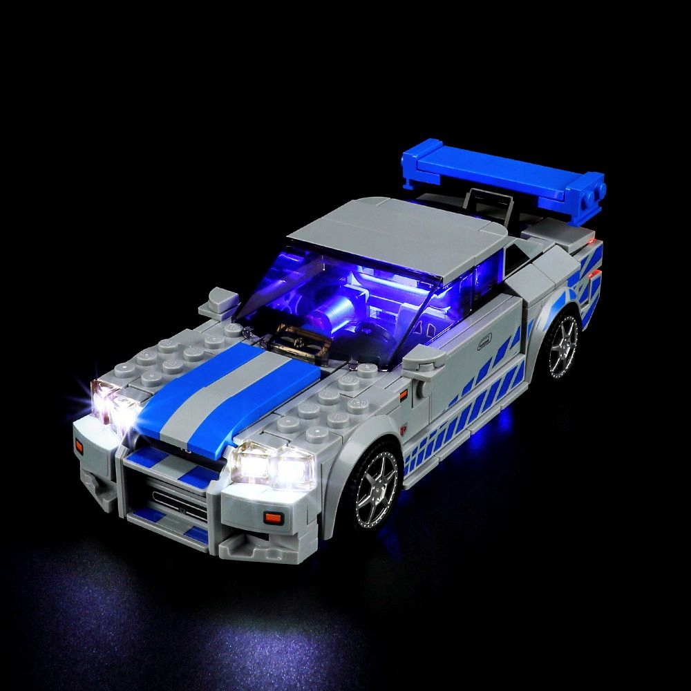 Zestaw oświetlenia do Lego Nissan Skyline Gt-r Speed Champions 76917 (bez L