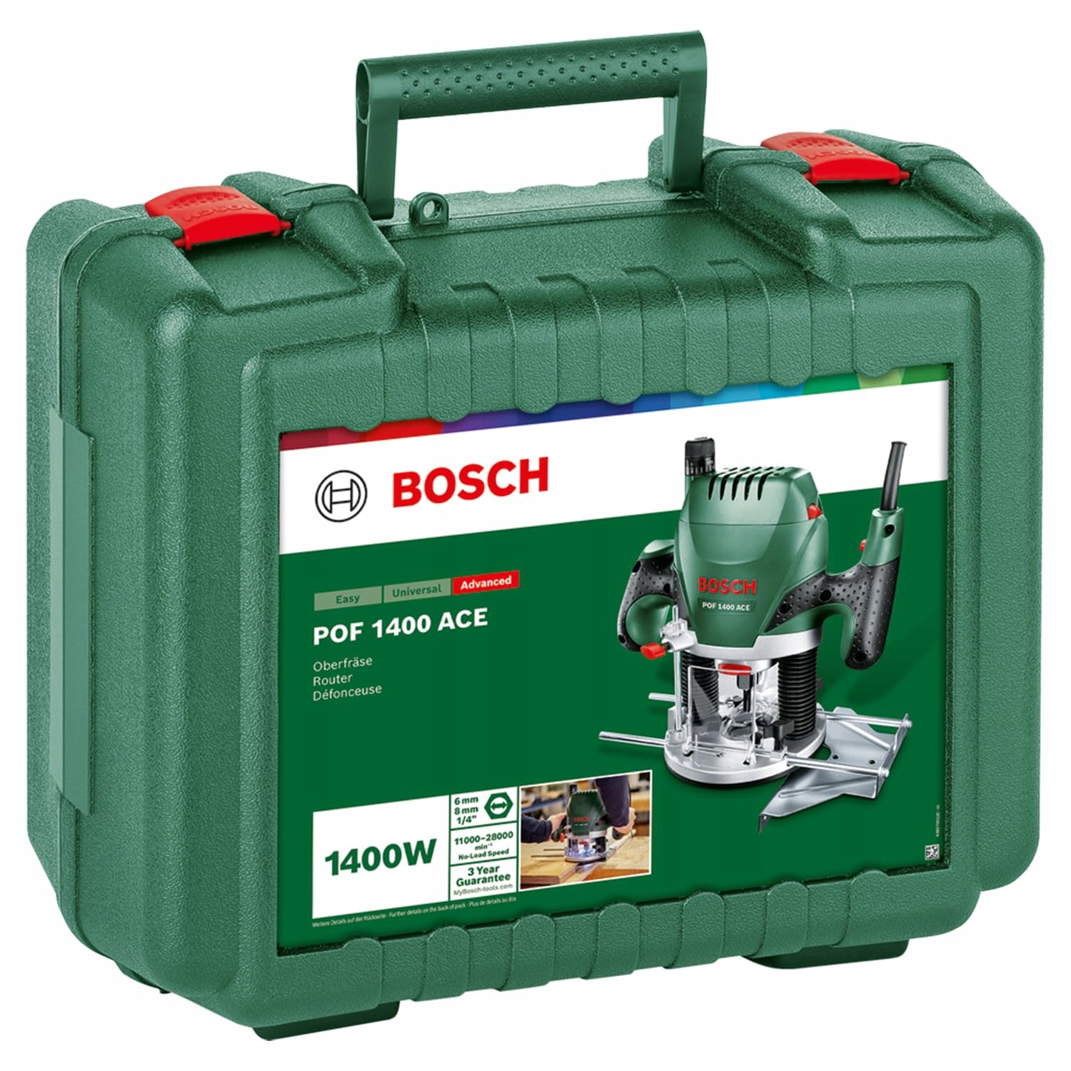 Bosch Home and Garden Pof 1400 Ae Frezarka Napięcie zasilania 230 V