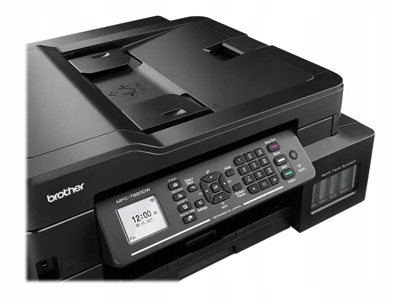 BROTHER MFC-T920DW ink duplex Wi-Fi LAN + 2 PAPIERY FOTO + 3 TUSZE + 60M GW Prędkość druku w kolorze 16.5 str./min