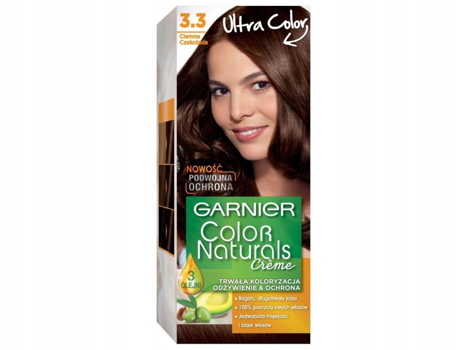 Color Naturals farba do włosów 3.3 Ciemna czekolada