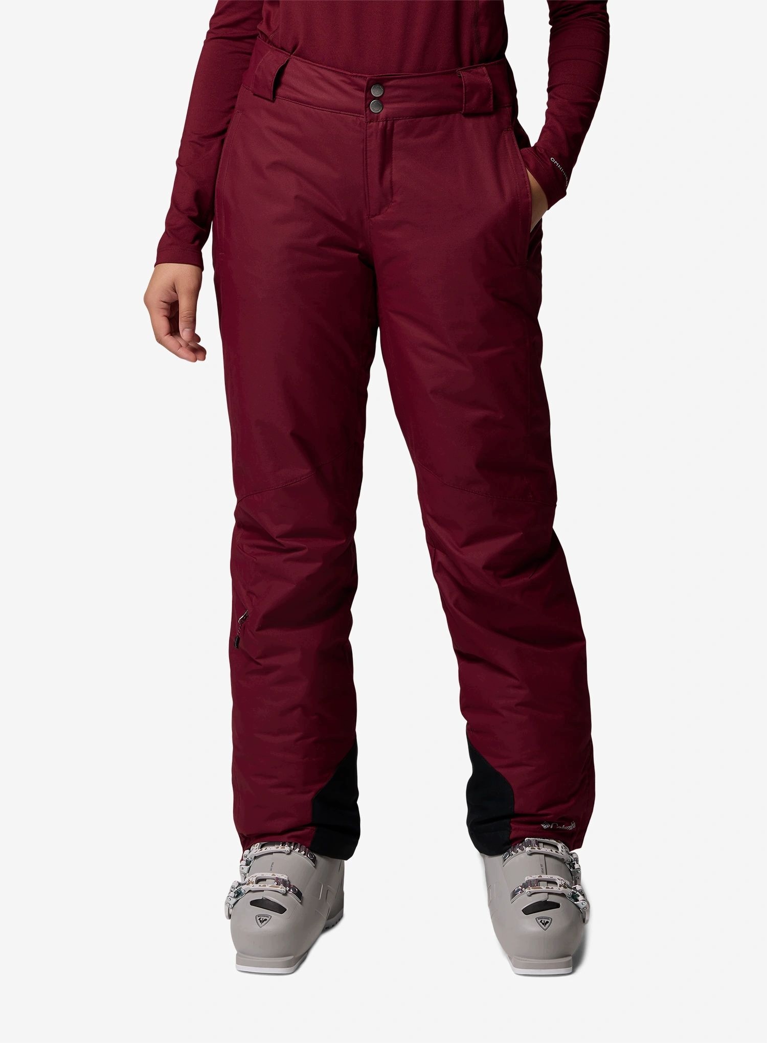 Damskie spodnie narciarskie Columbia Bugaboo II Pant rich wine L