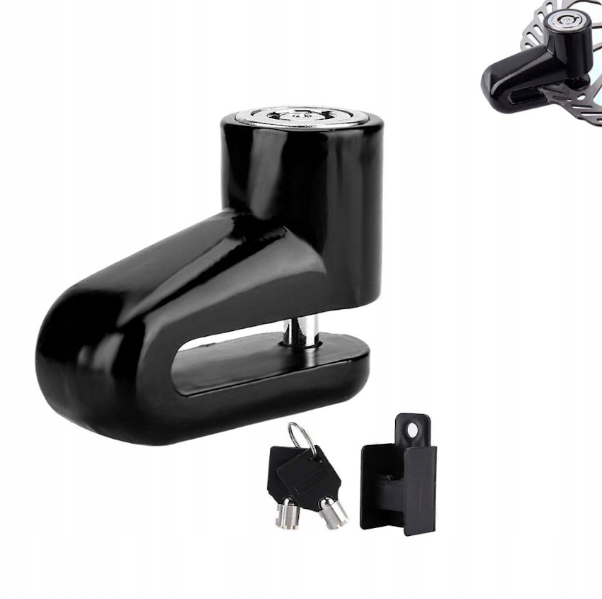 ZABEZPIECZENIE ROWEROWE BLOKADA TARCZY HAMULCOWEJ KOŁA SKUTERA HULAJNOGI