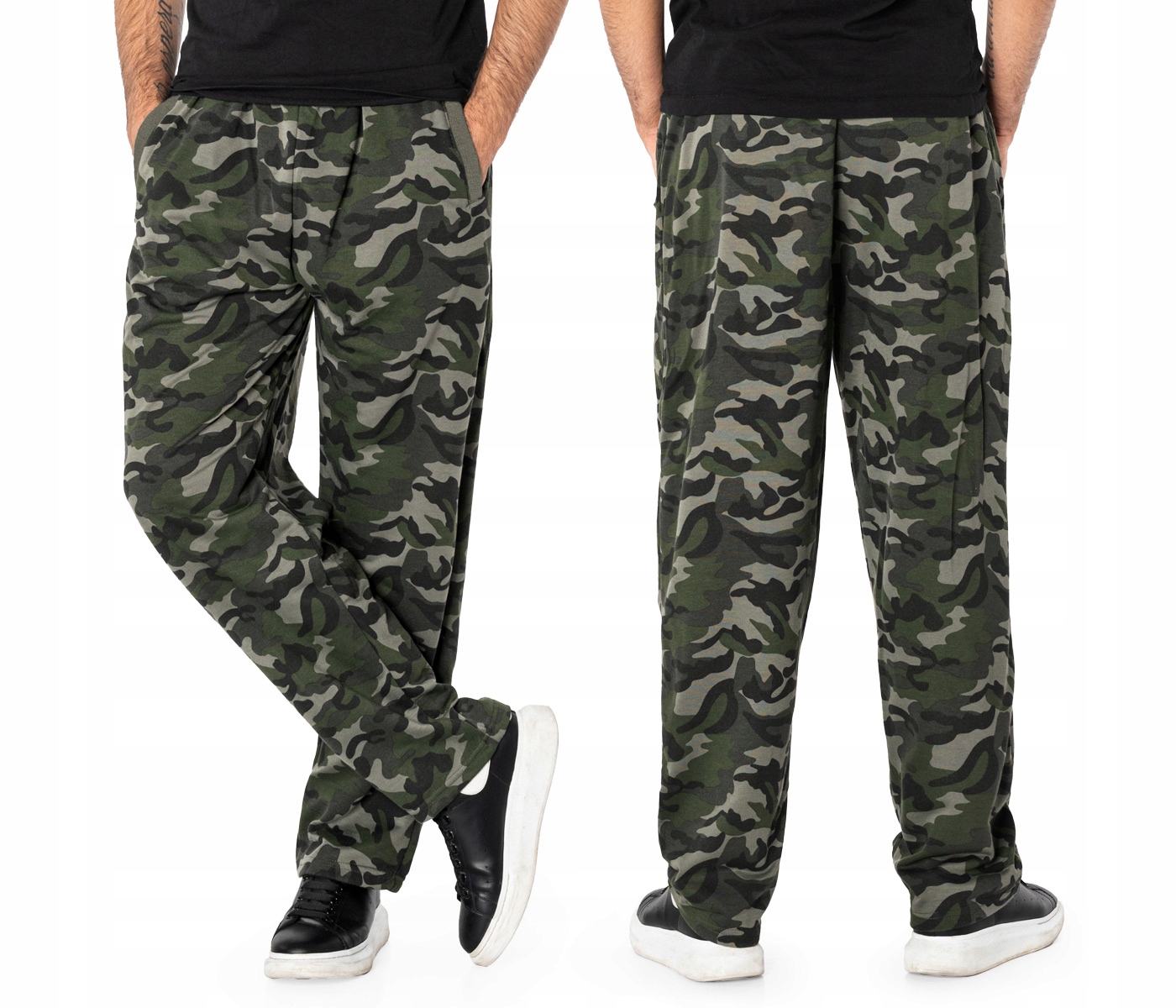 

Duże Spodnie Dresowe Moro Dresy Męskie 4871-02 8XL