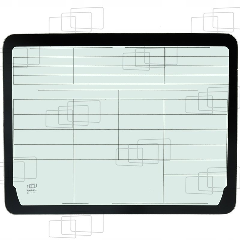 sklo bagr Doosan zadní 500119-00182