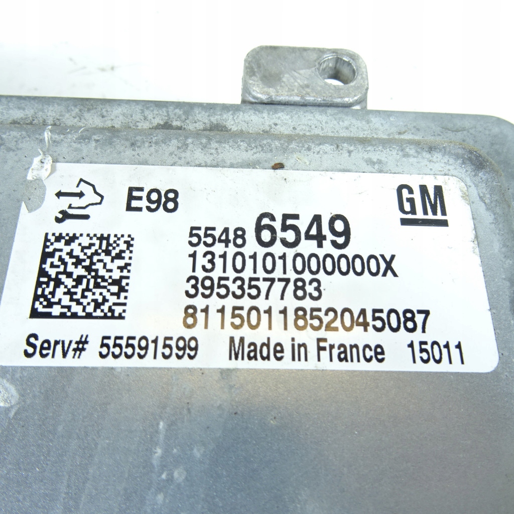 OPEL ASTRA J LIFT 1.6CDTI control unit of the engine 55486549