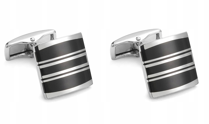 GREG Spinki do Mankietów Koszul + PUDEŁKO sk5-22 Wykończenie Rodowane