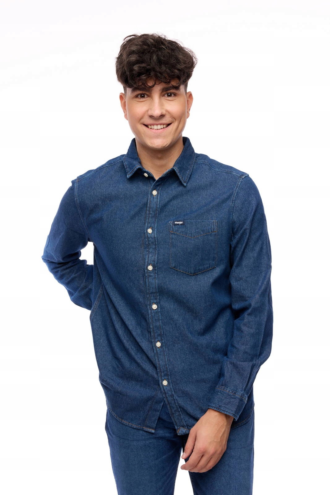 

Wrangler Denim Shirt Rinse W5B9LW023 XXL