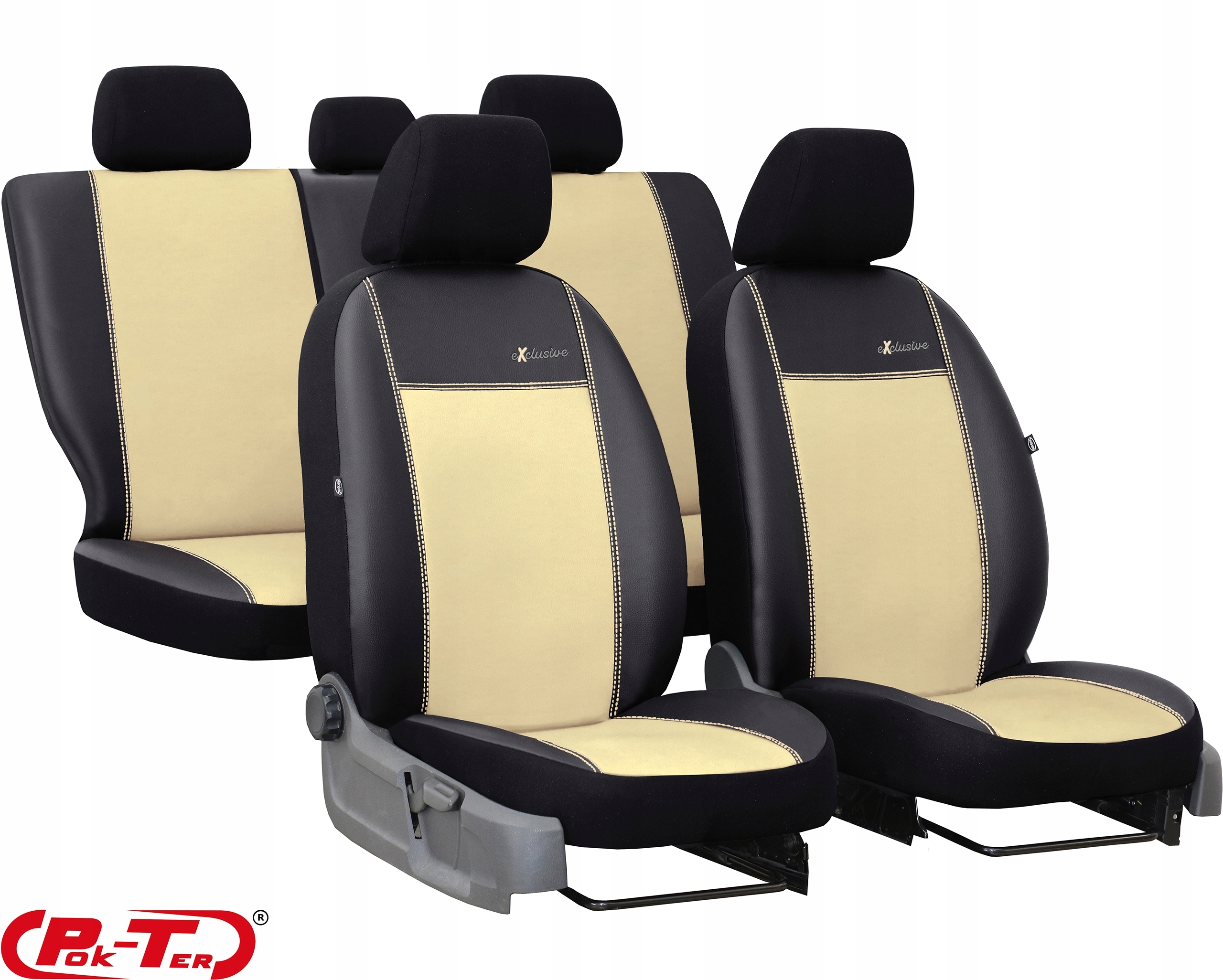 SKÓRZANE POKROWCE MIAROWE SAMOCHODOWE NA FOTELE DO Land Rover Discovery I Typ pokrowiec