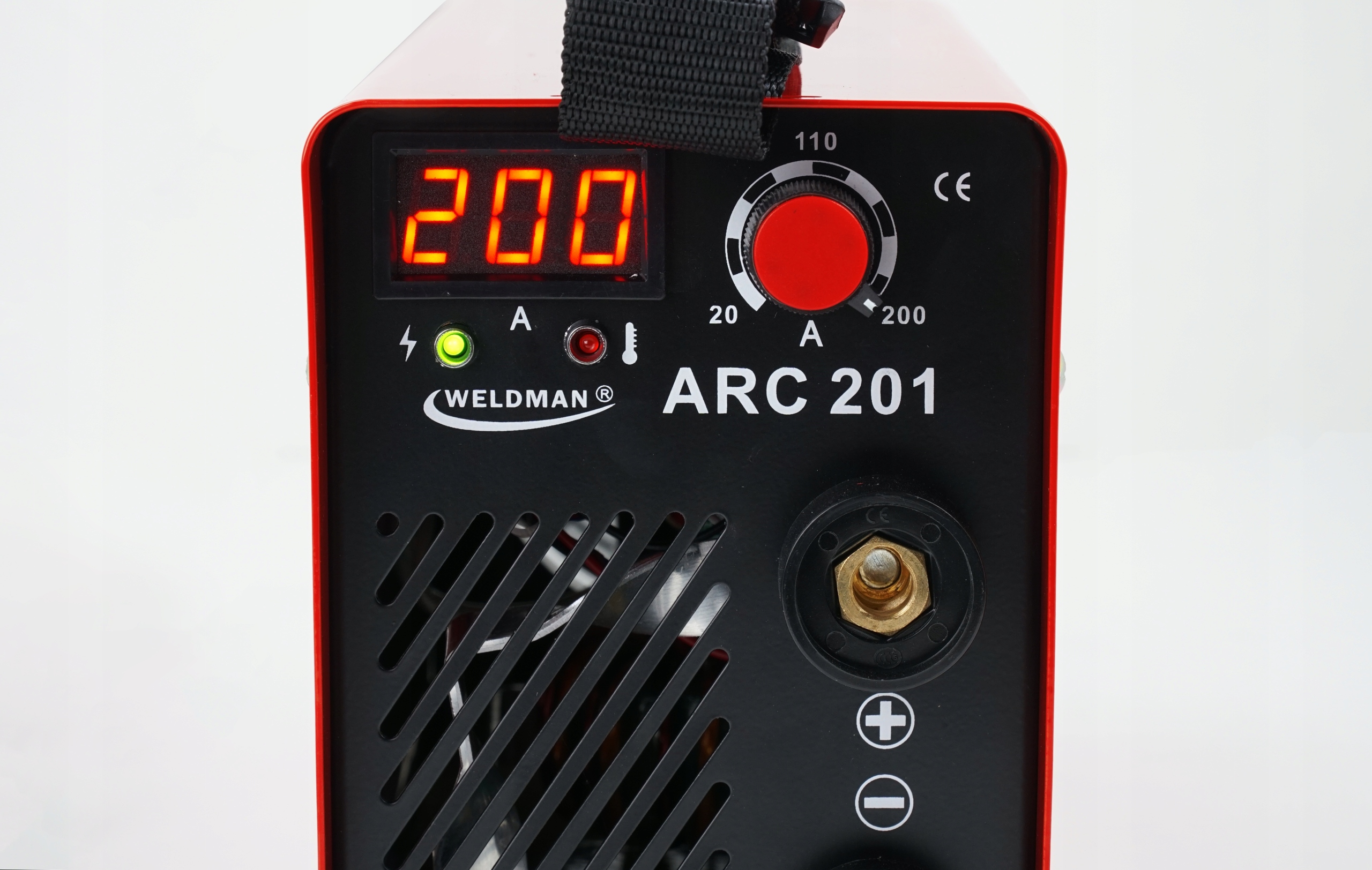 Spawarka MMA Weldman ARC 200 IGBT 200A 230V Marka Weldman