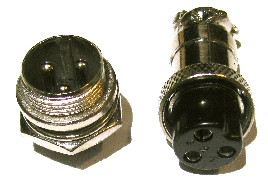 

Złącze przemysłowe GX16 3-PIN