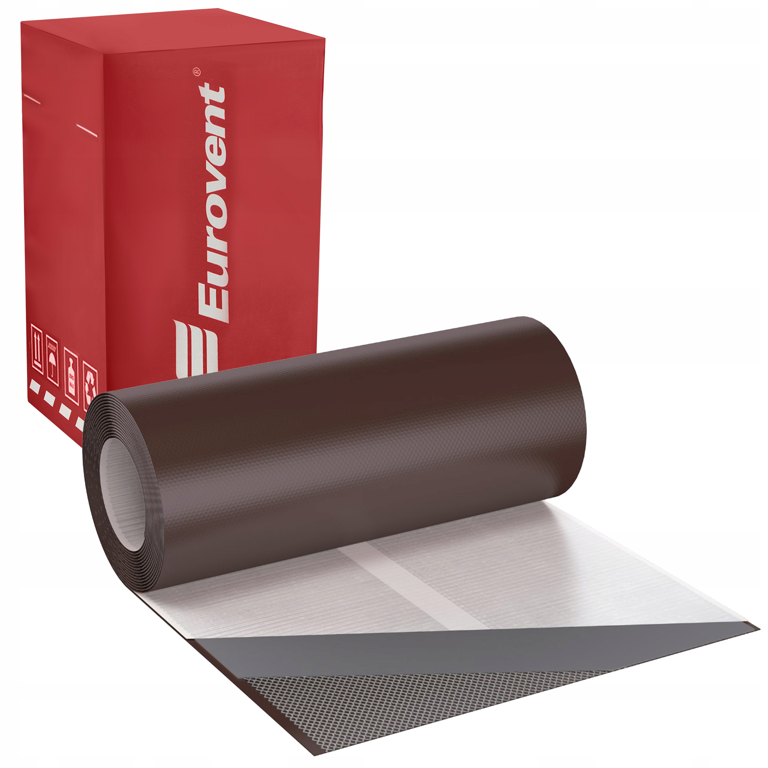 Komínová páska Flex Epdm 5 m Ral 8017 Eurovent Hnedá