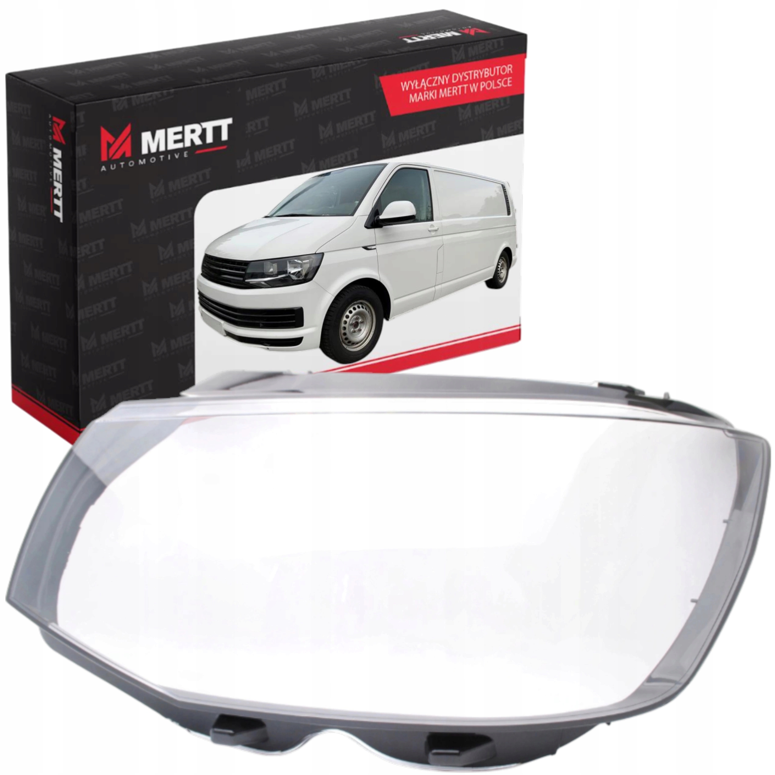 Levé Sklo světlometu Volkswagen Transporter T6 (2015+)