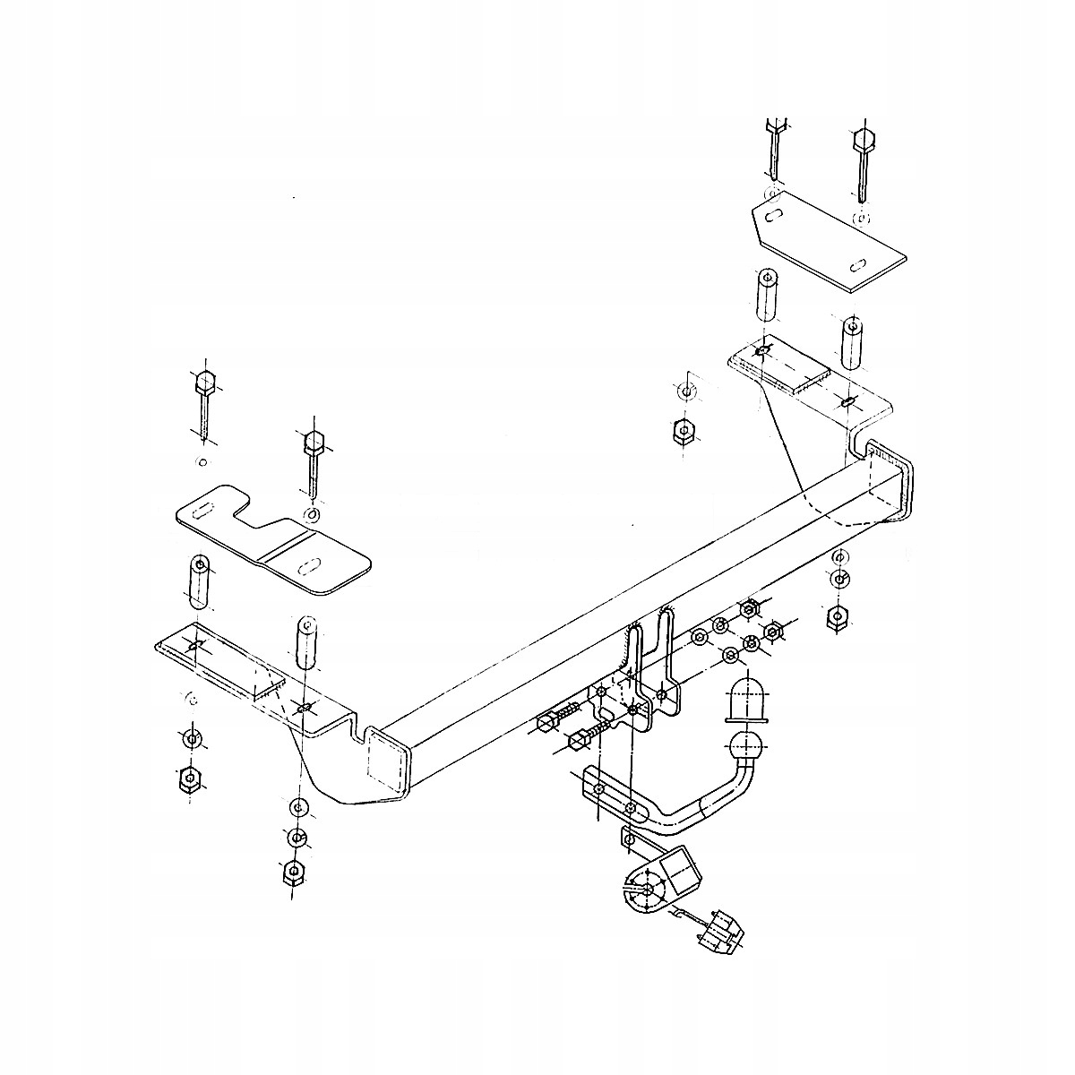 Hak holowniczy Opel Astra H 3 III Hatchback 04-14 MODUŁ 13 PIN GRATIS Nowy Producent Steinhof