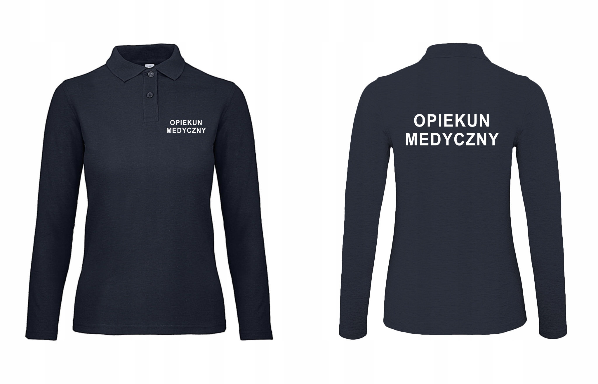 

Polo long Opiekun Medyczny Haft Azsdm