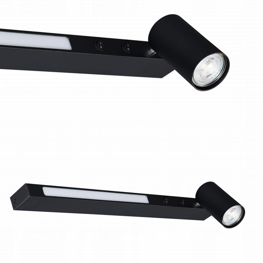 Nástěnné svítidlo Mannari barva Černá zdroj GU10/LED 8W 3000K Zuma Line
