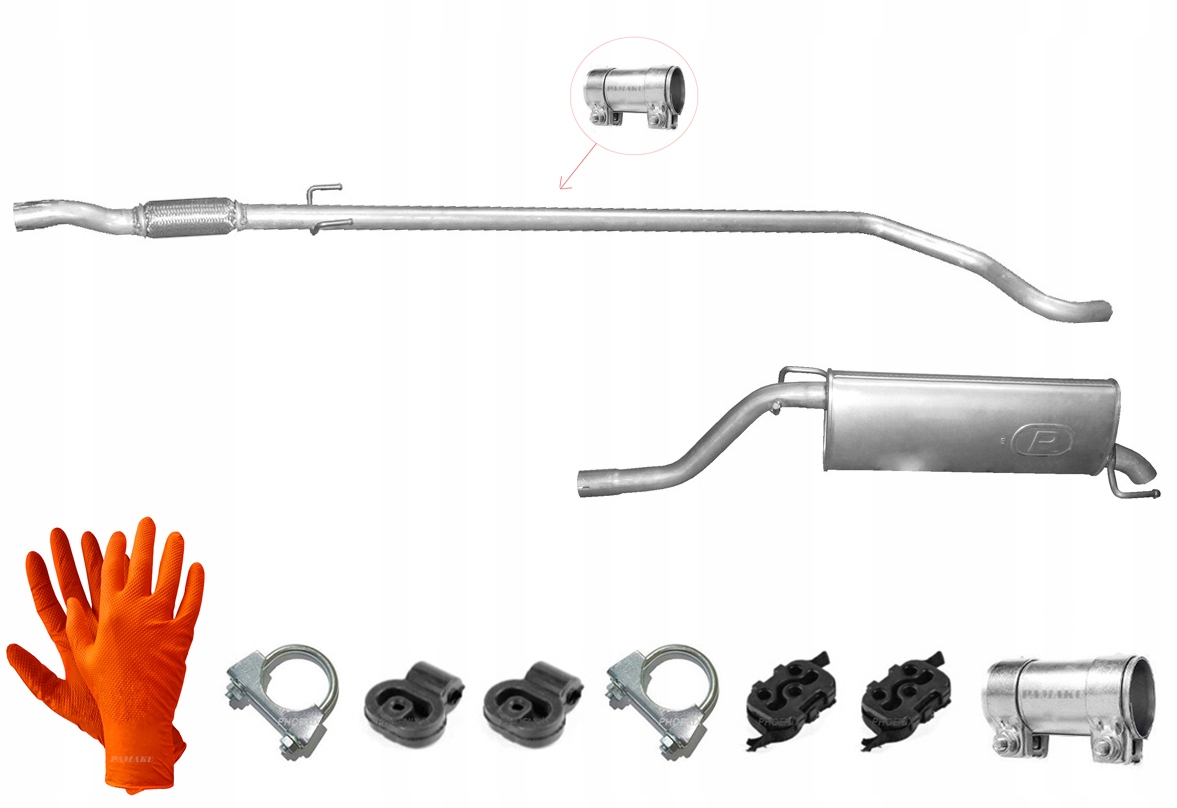 Opel Corsa D 1.3 CDTi 66kW (2006-12/2009) Trubka Tlumič