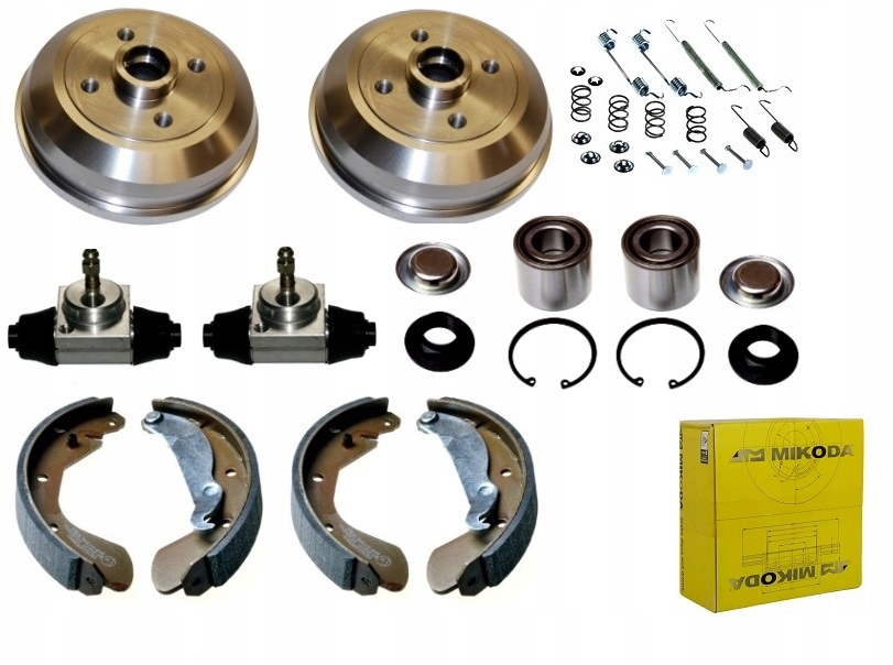 Bubny čelisti ložiska válce hliníkové Opel Corsa C 2000-2006 bez Abs