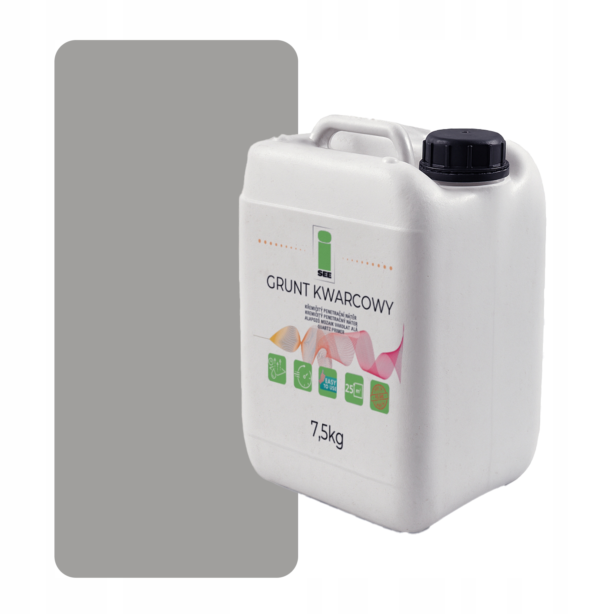 Křemenná Zemina Pod Silikonovou Omítku 7,5 Kg Šedá F264
