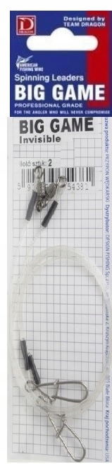 

Przypon Dragon Invisible 25kg Big Game 40cm
