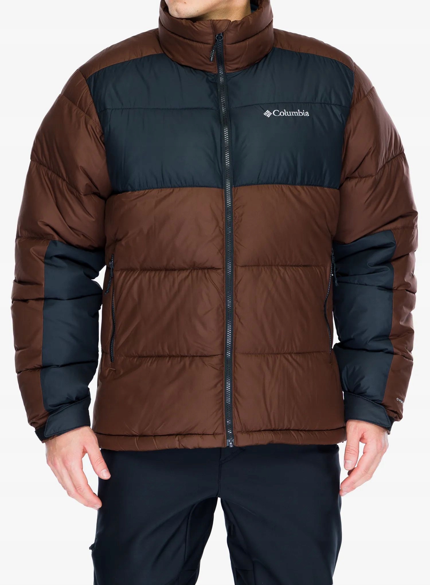 Zateplená bunda Columbia Pike Lake II Jacket tobacco/black L