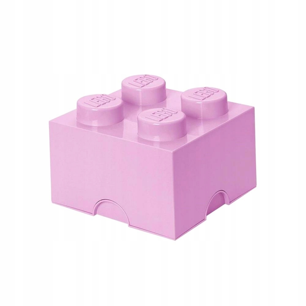 Lego (r) Nádoba Kostka Čtyřka Růžová Světlá