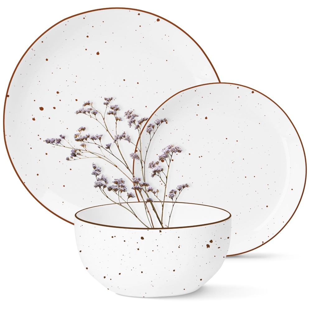 Jídelní Sada Z Porcelánu Mg Home Gemma 12 Kusů Pro 4 Osoby