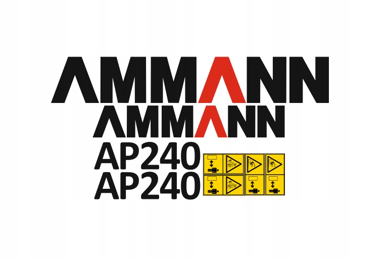 Samolepky , balicí samolepky Ammann AP240