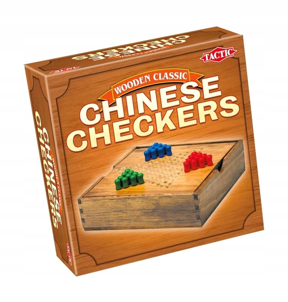 CHIŃSKIE WARCABY WOODEN CLASSIC