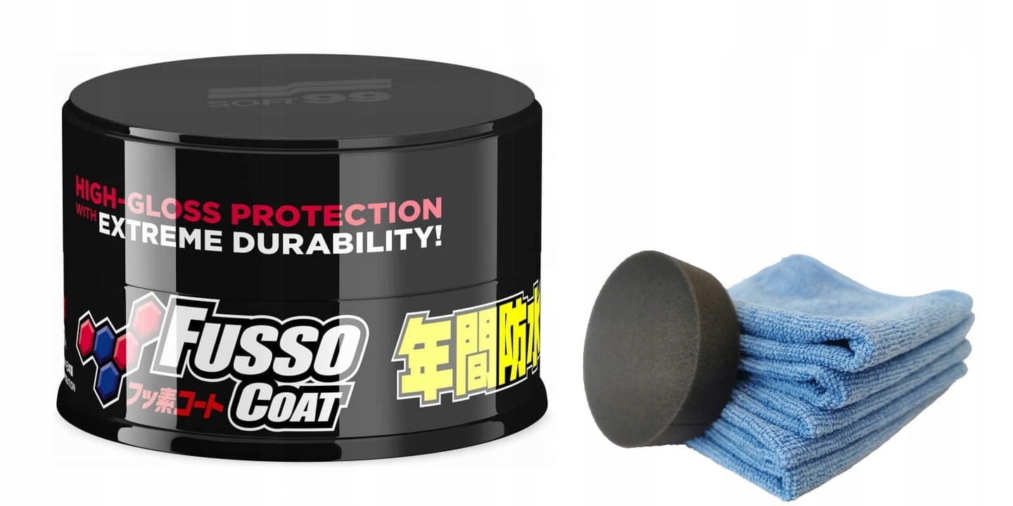 

SOFT99 Zestaw! New Fusso Coat 12M Wosk Do Czarnego