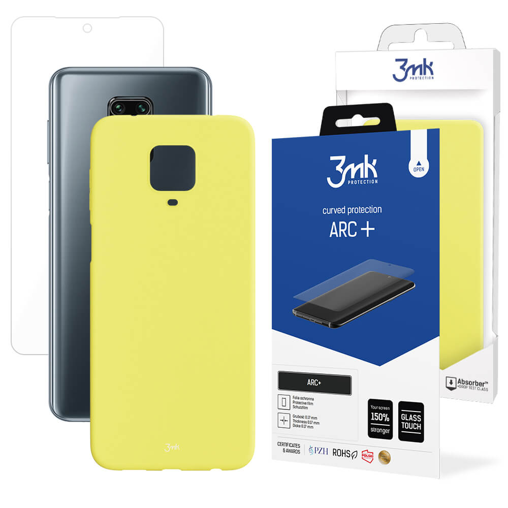 

Etui 3mk Lime Case + Szkło 9H do Redmi Note 9 Pro
