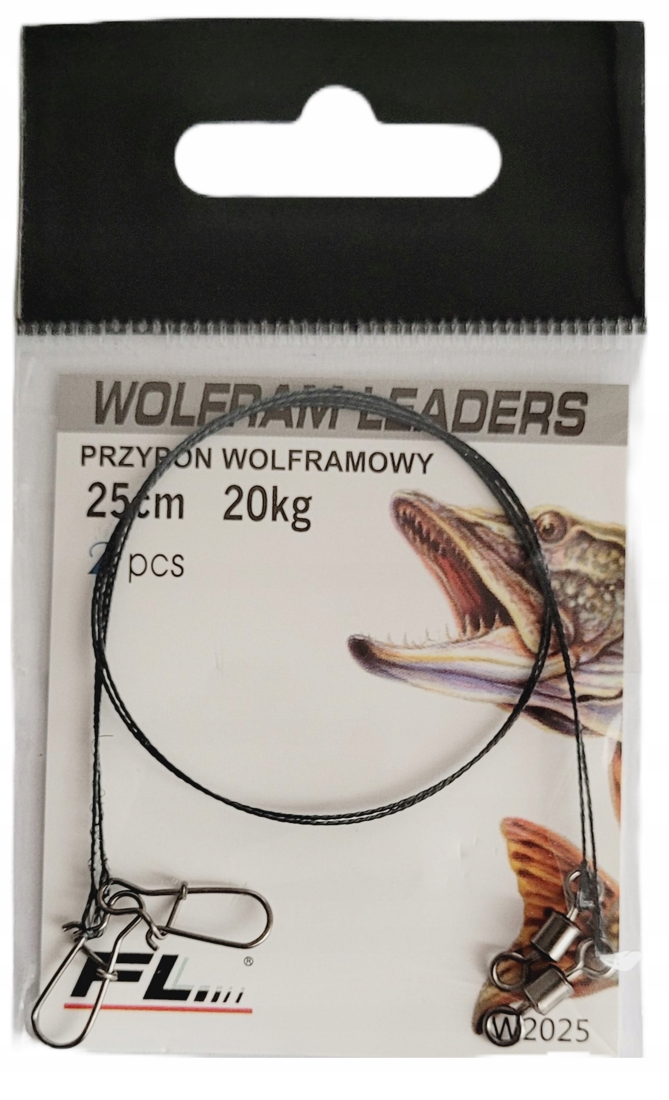 

2x Przypony Wolframowe Spinningowe 25 cm/20kg