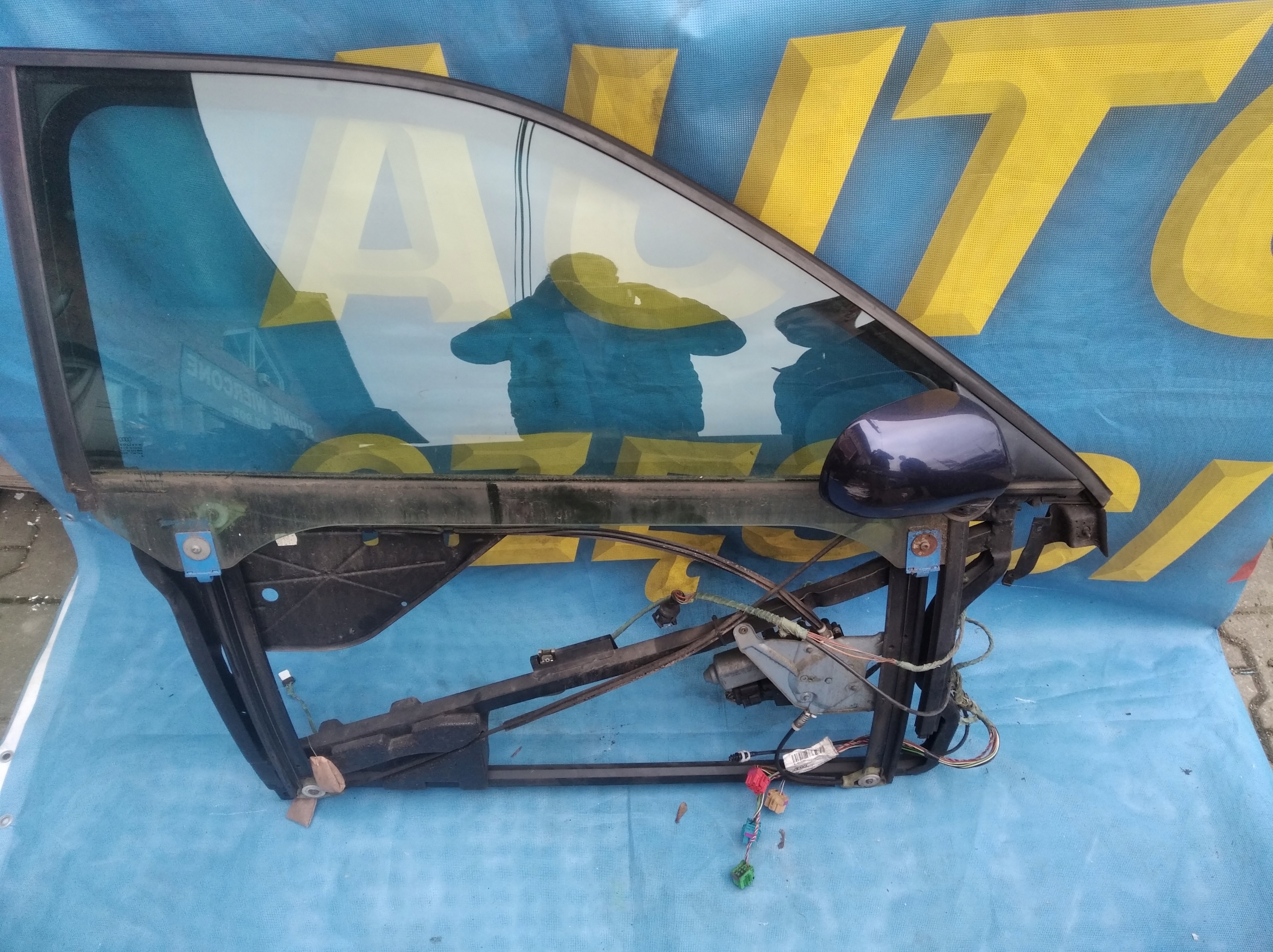 AUDI A3 8L RAMKA DRZWI SZYBA LUSTERKO PRAW LEWE 3D