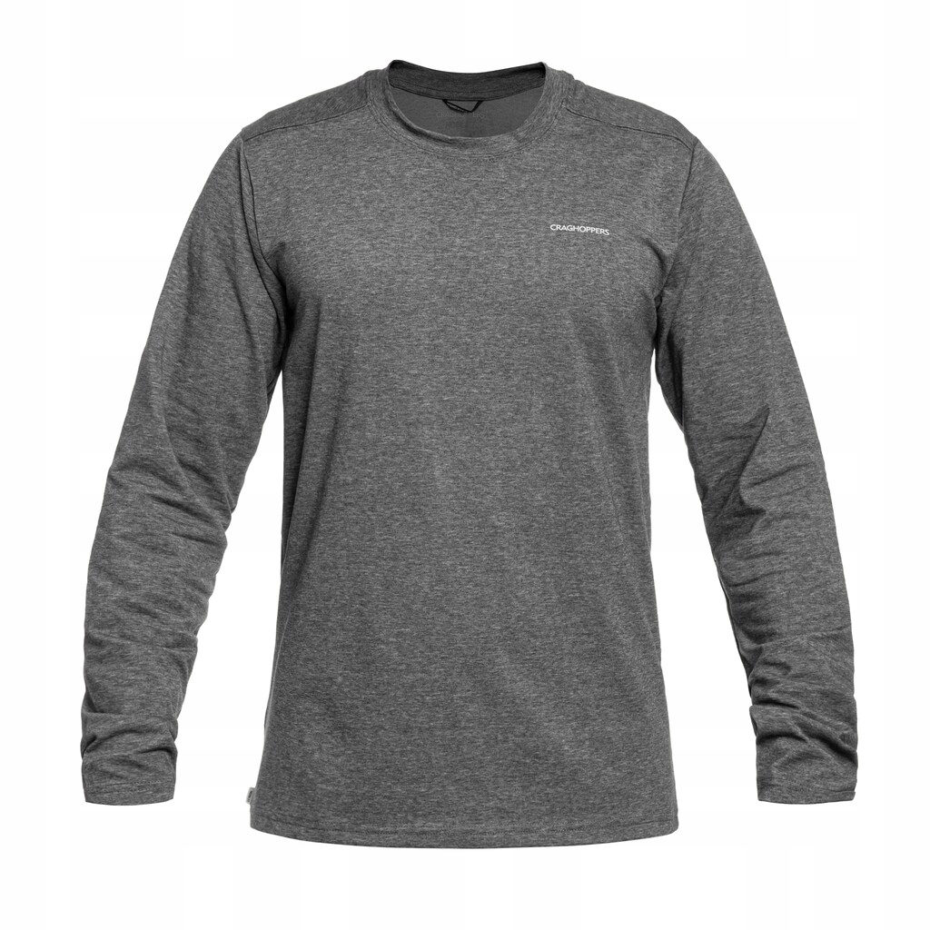 Tričko s dlouhým rukávem Craghoppers NosiLife Abel Black Pepper Marl L
