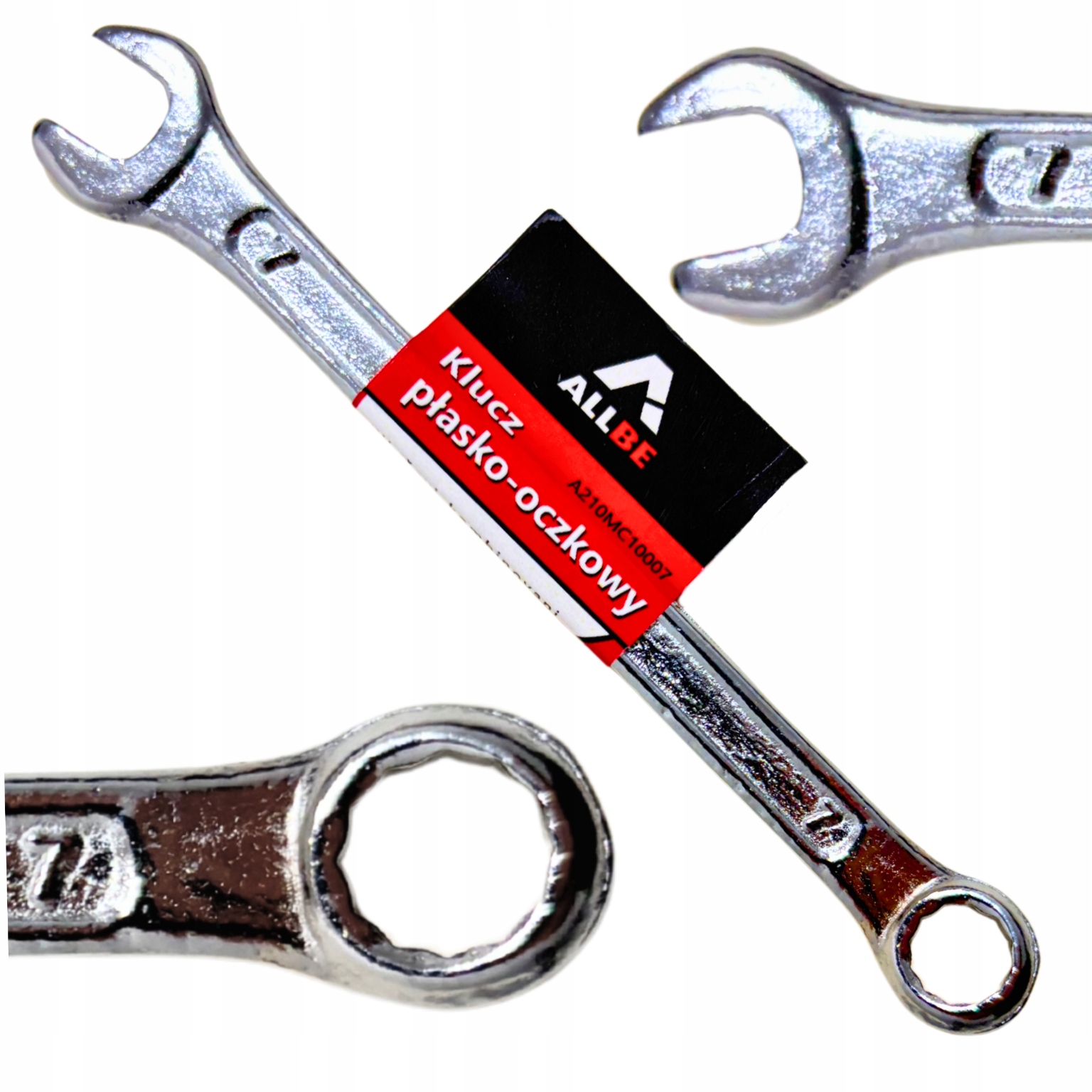 Klucz Płasko Oczkowy 7mm Stal Klucze Płasko-oczkowy