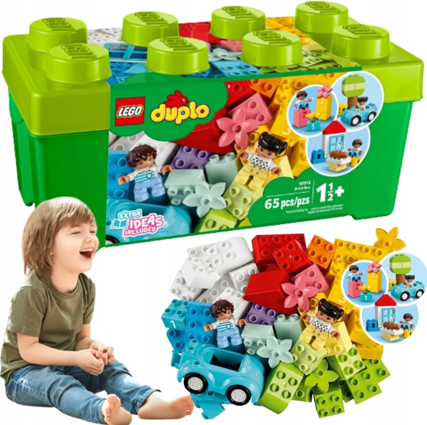 Lego Duplo Duze Pudelko Z Klockami Klocki Dla Dziewczynki Chlopca Dzieci