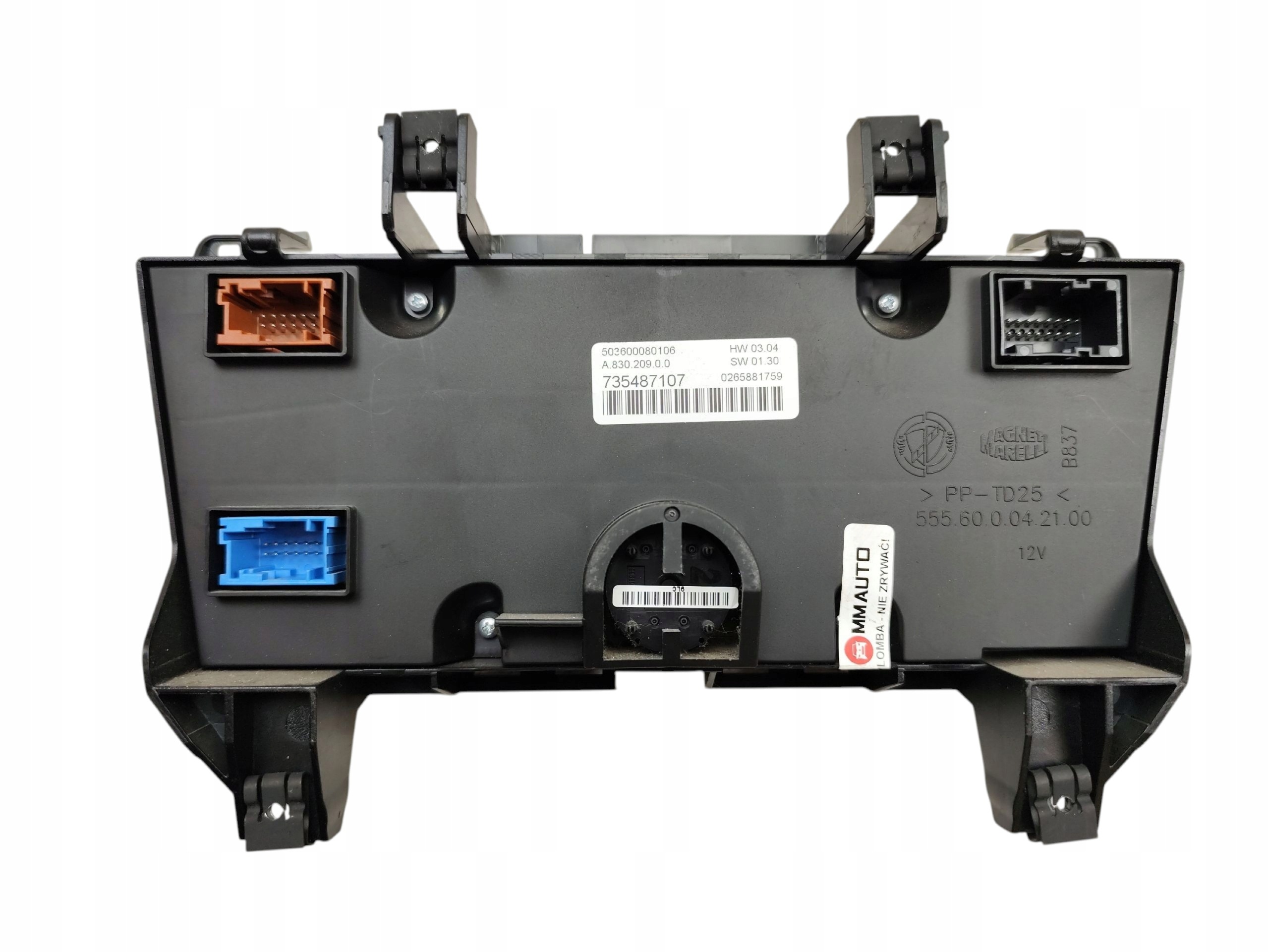 Unite commande clima Bouches buses CLIMATRONIC LANCIA DELTA III 735487107