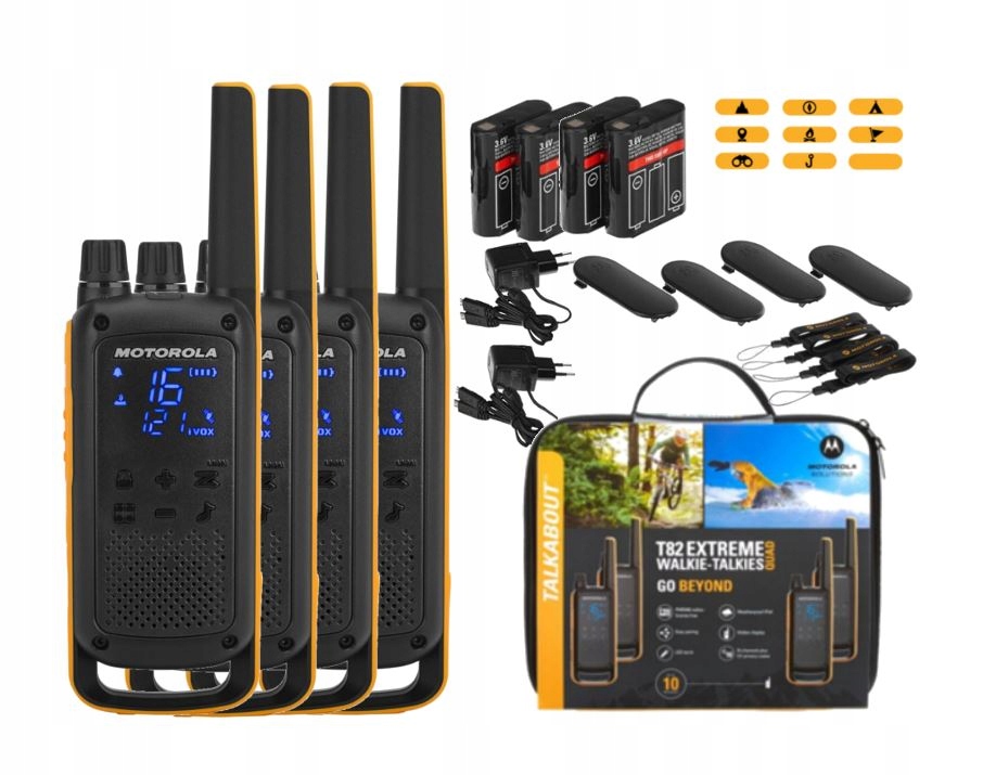 

Krótkofalówki Motorola T82 Extreme Łoki Toki Quad