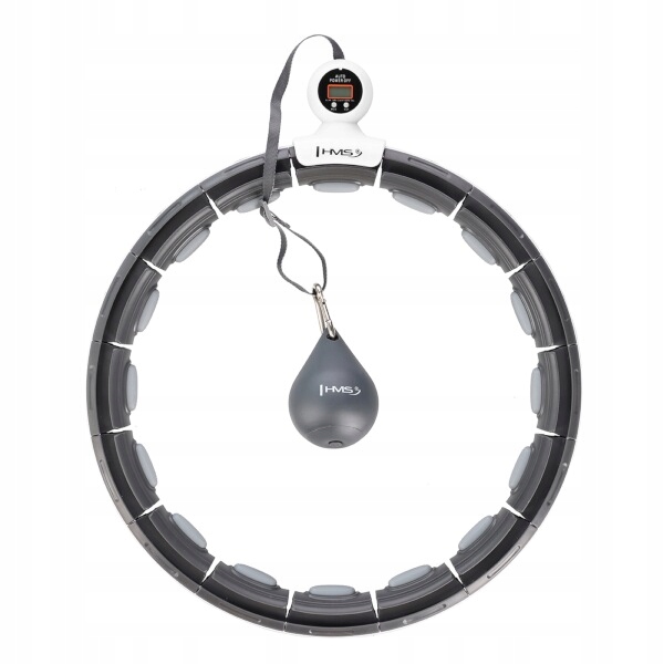 Masážní hula hoop Hms HHM15 se závažím, magnety a počítadlem černá