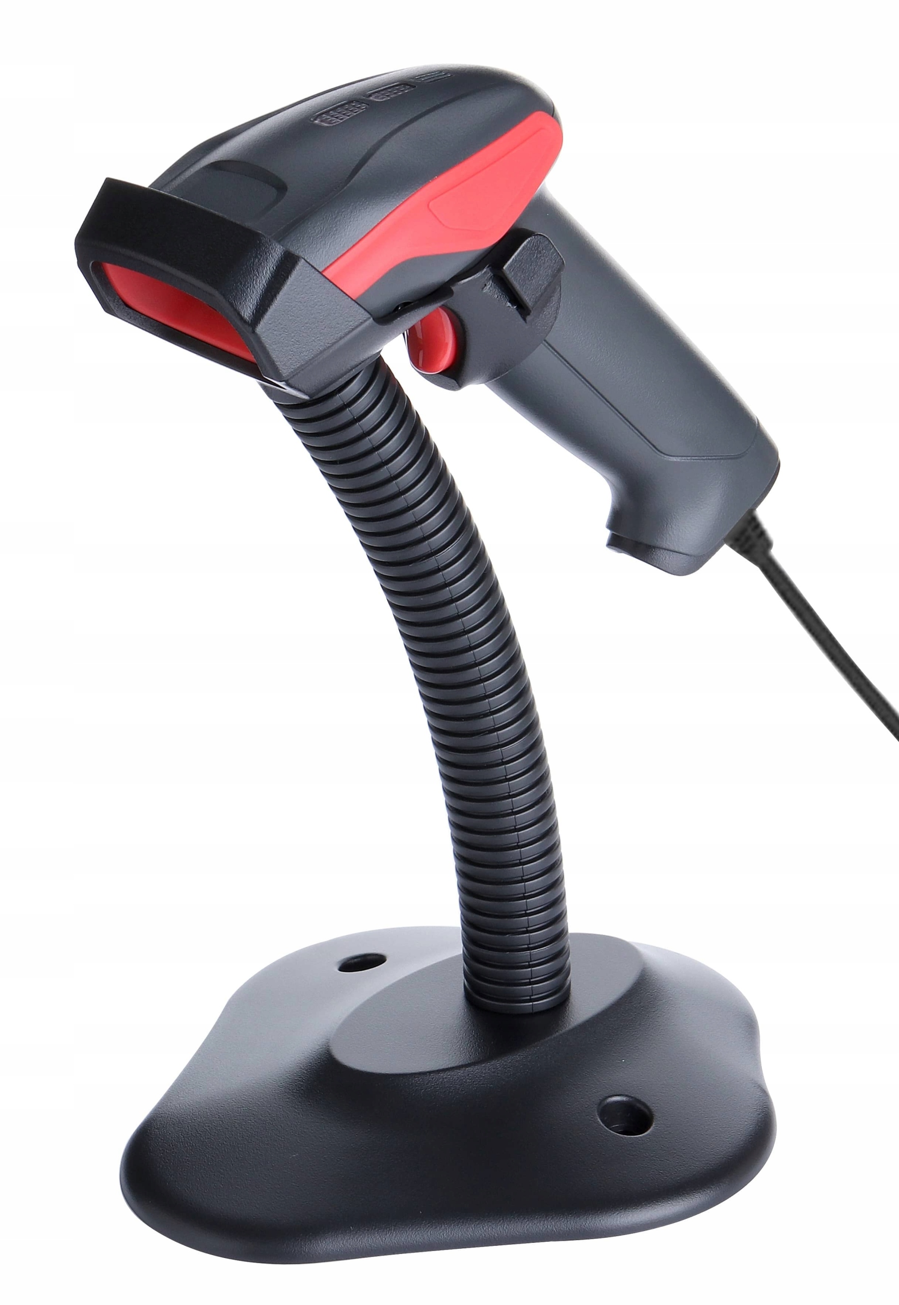 Przewodowy skaner kodów 2D QR + stojak USB+RS232