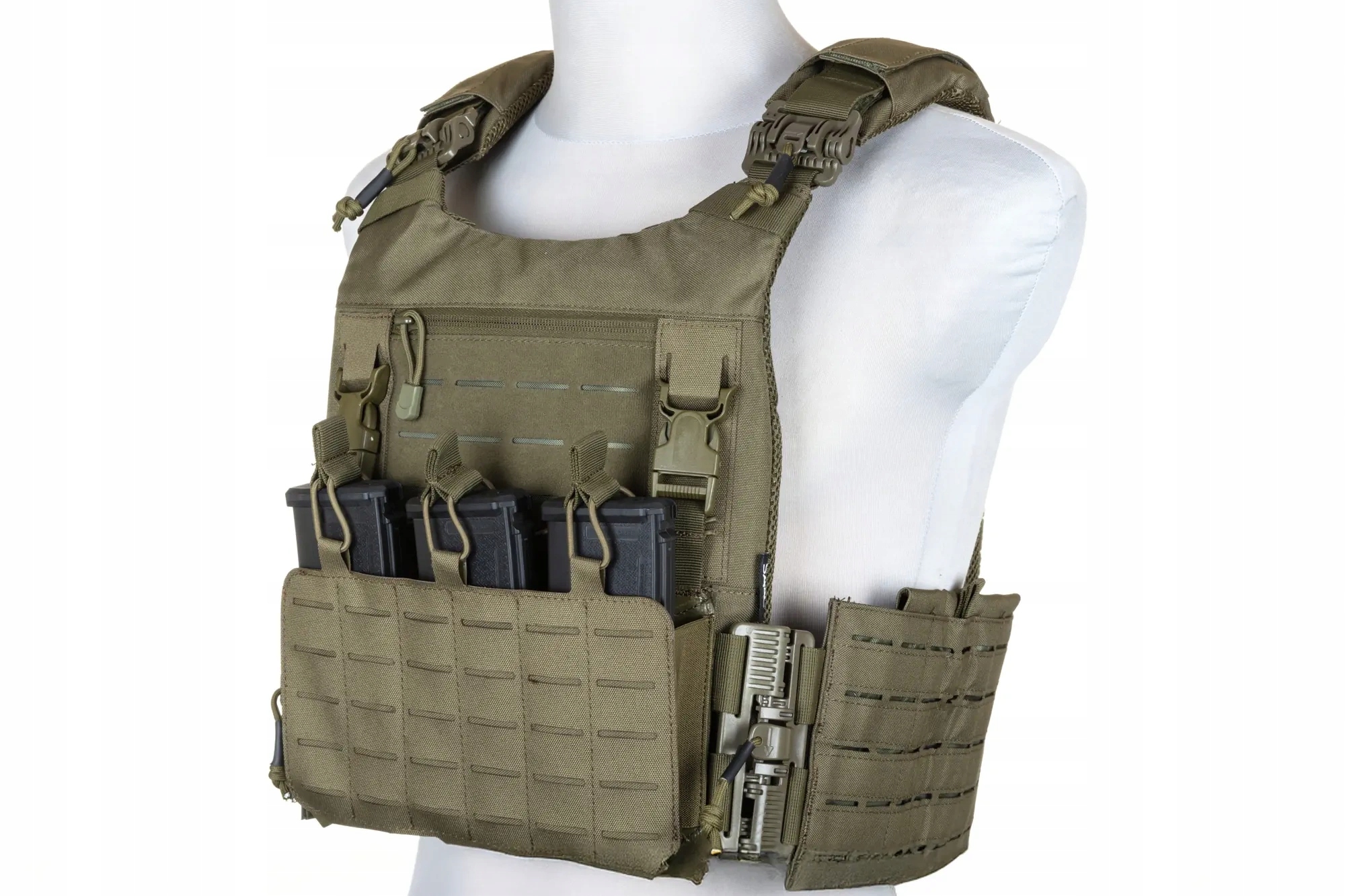 Taktická vesta typu Plate Carrier Specna Arms Tactical Qr Olivová