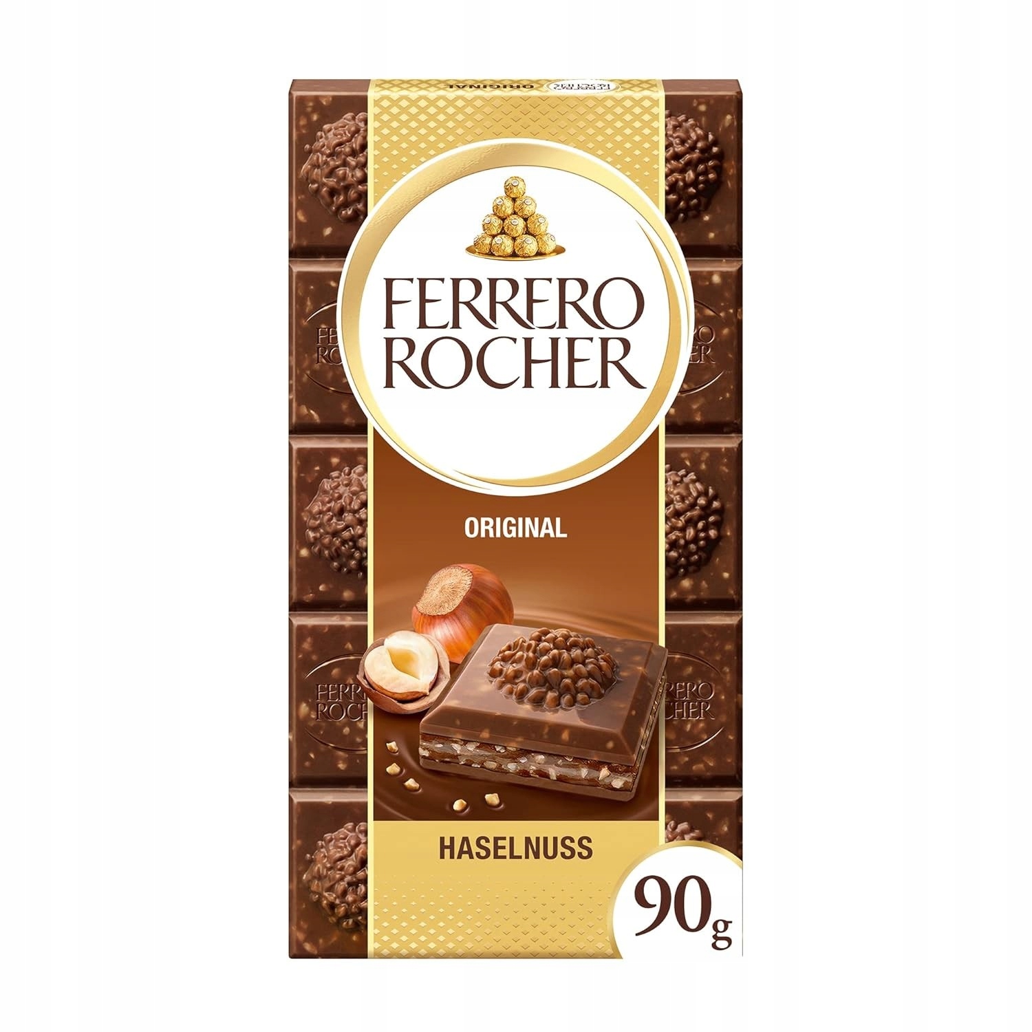 Levně 4x Ferrero Rocher Original Haselnuss čokoláda 90 g