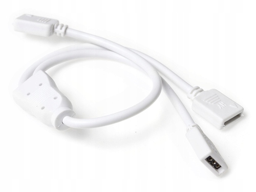 ROZGAŁĘŹNIK ROZDZIELACZ RGB na 2 taśmy złączka LED