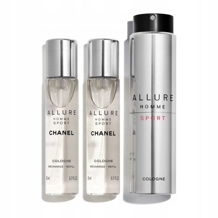 Chanel Allure Homme Sport Kolínská Vóna Edc 3 x 20ml Sprej