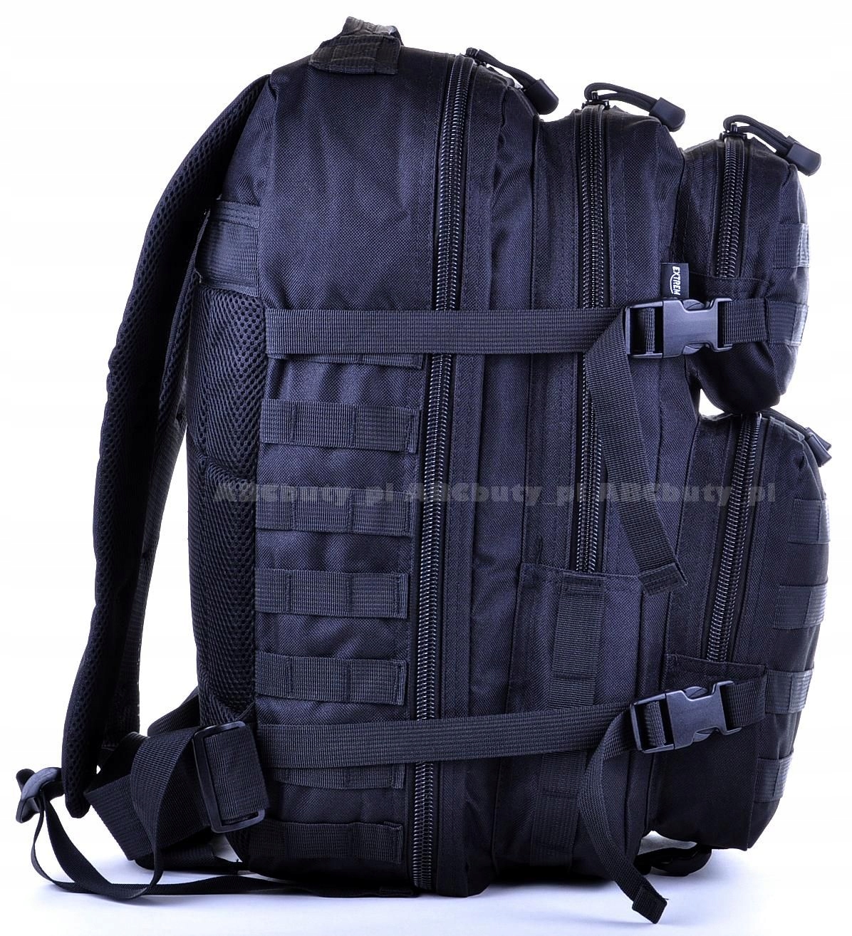 Černý Survivalový Batoh pro muže a mládež 46L Wojak Soldier