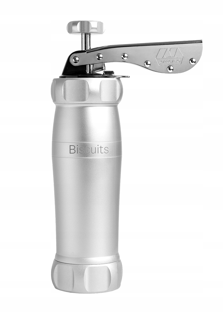 Marcato Design Line Ručný strojček na lisovanie koláčikov Strieborný